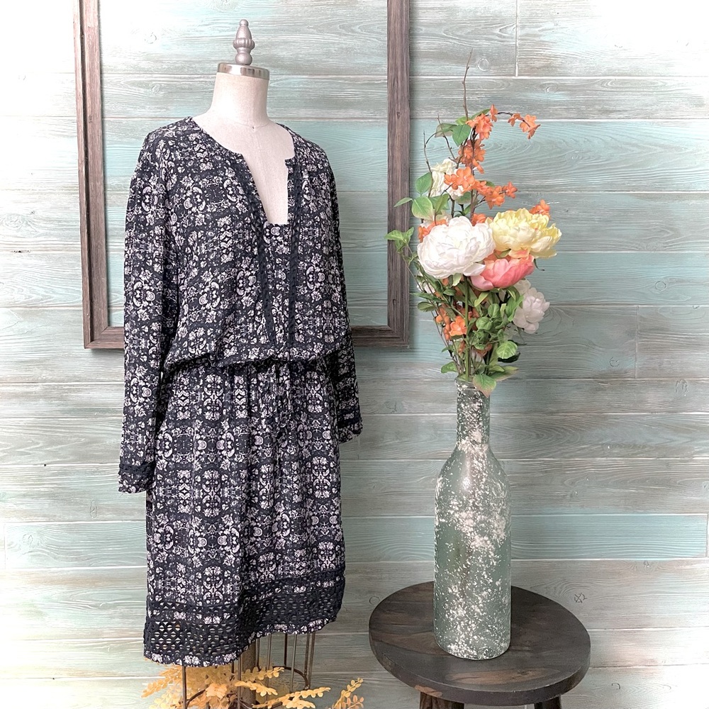 Club Monaco Artisan Silk Prairie Dress